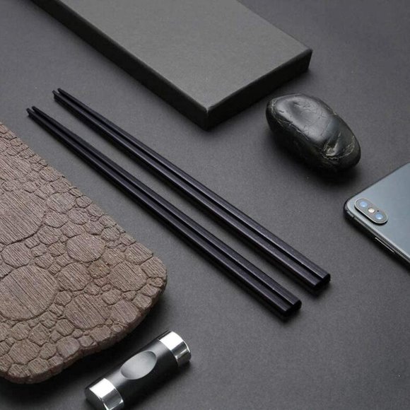 Other - 10 Pairs Reusable Fiberglass Alloy Chopstick Set